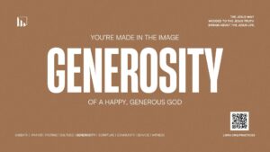 The Generosity Practice - Week 01
