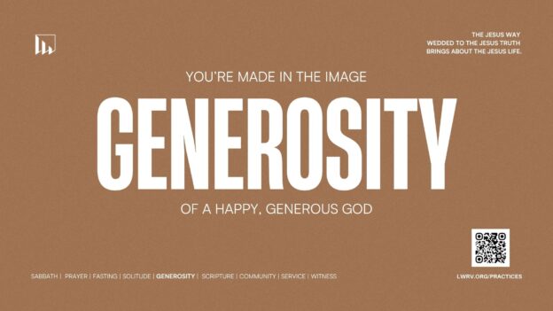 The Generosity Practice - Week 01