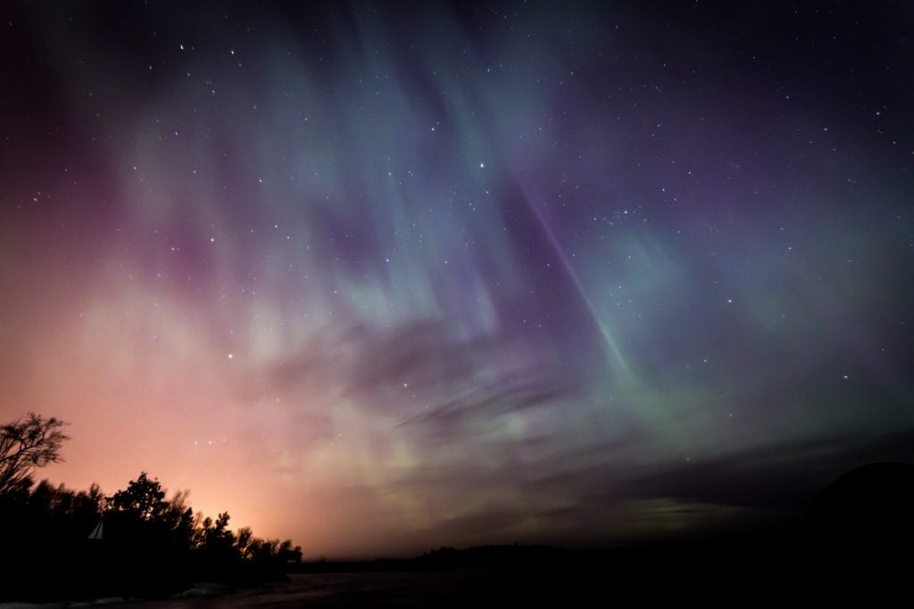 Northern Lights Night Sky